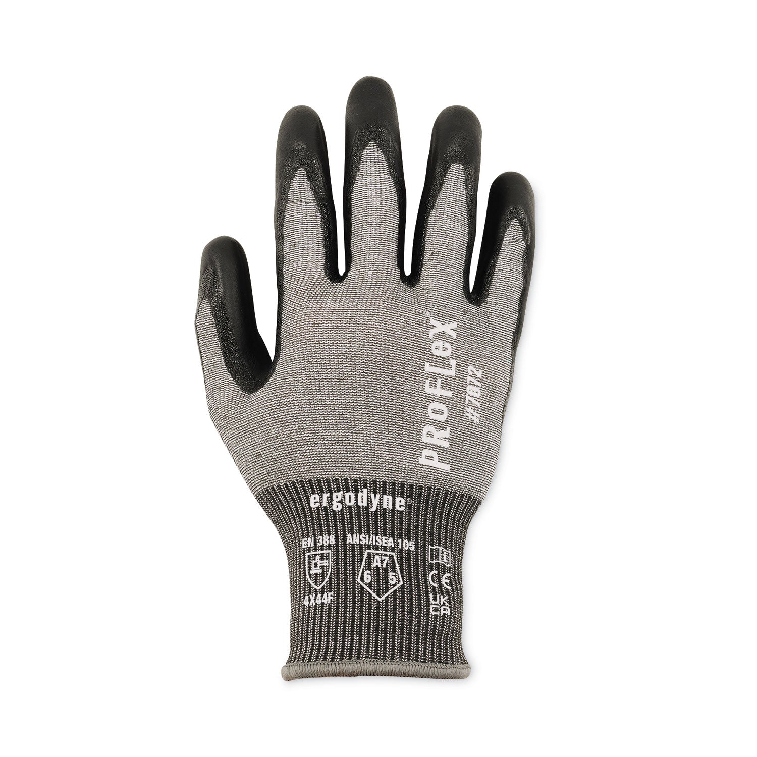 proflex-7072-ansi-a7-nitrile-coated-cr-gloves-gray-x-large-pair-ships-in-1-3-business-days_ego10315 - 2