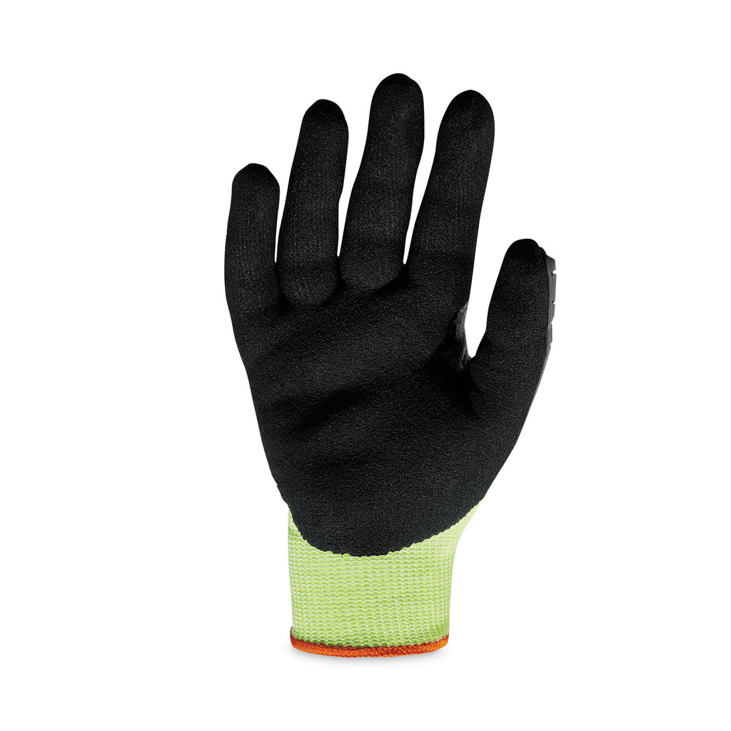ProFlex 7141 ANSI A4 DIR Nitrile-Coated CR Gloves, Lime, Large, Pair, Ships in 1-3 Business Days