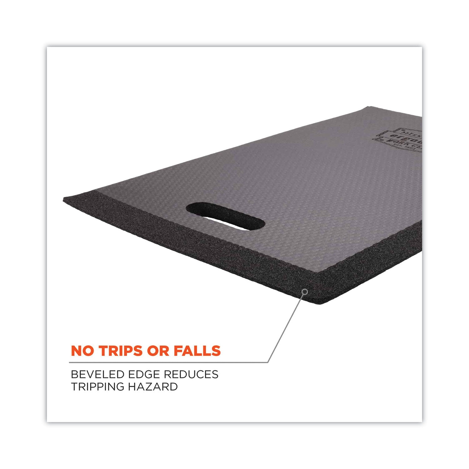 ProFlex 381 Standard Foam Kneeling Pad, 0.5", Medium, Black, Ships in 1-3 Business Days