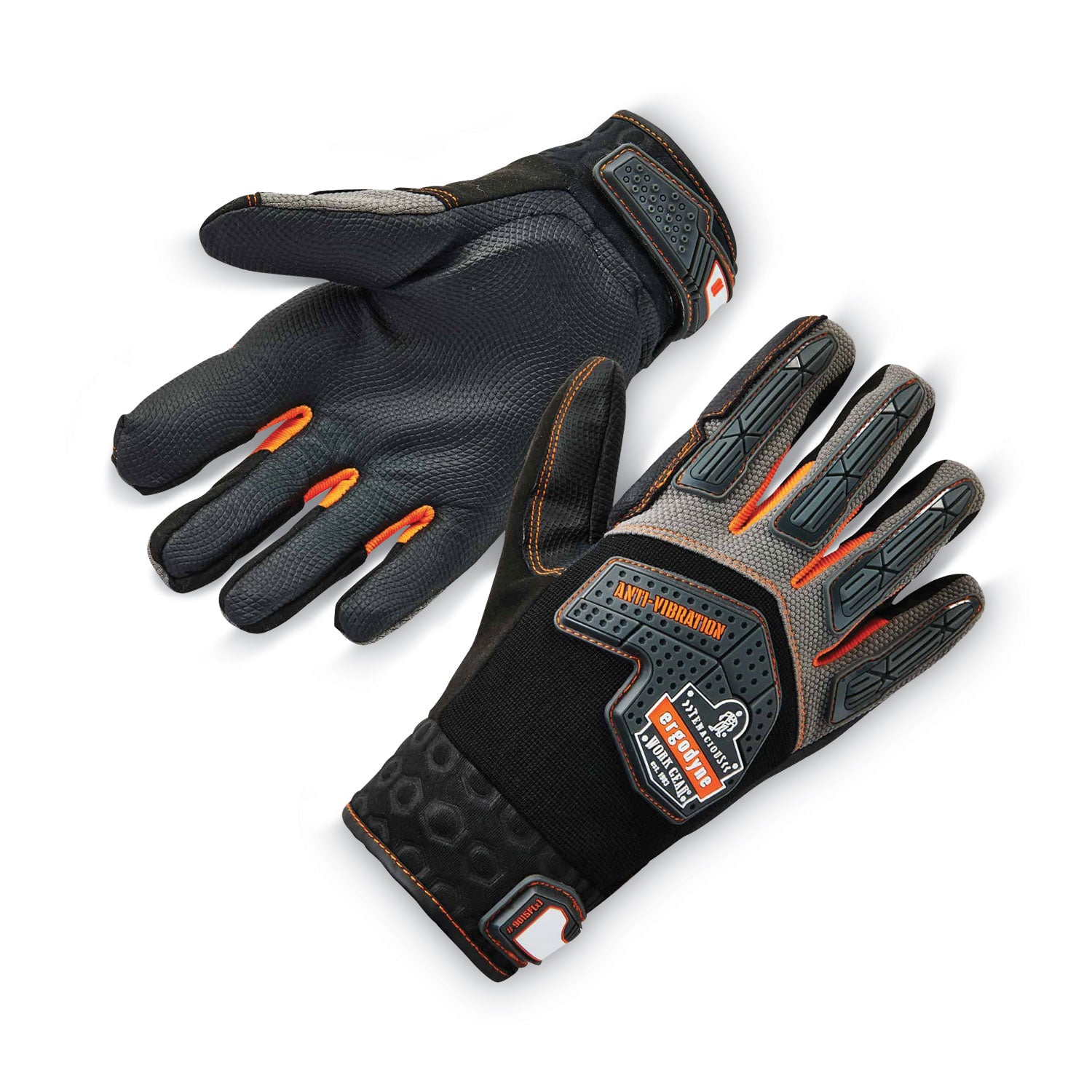 proflex-9015fx-certified-anti-vibration-gloves-and-dorsal-protection-black-2x-large-pair-ships-in-1-3-business-days_ego17306 - 1