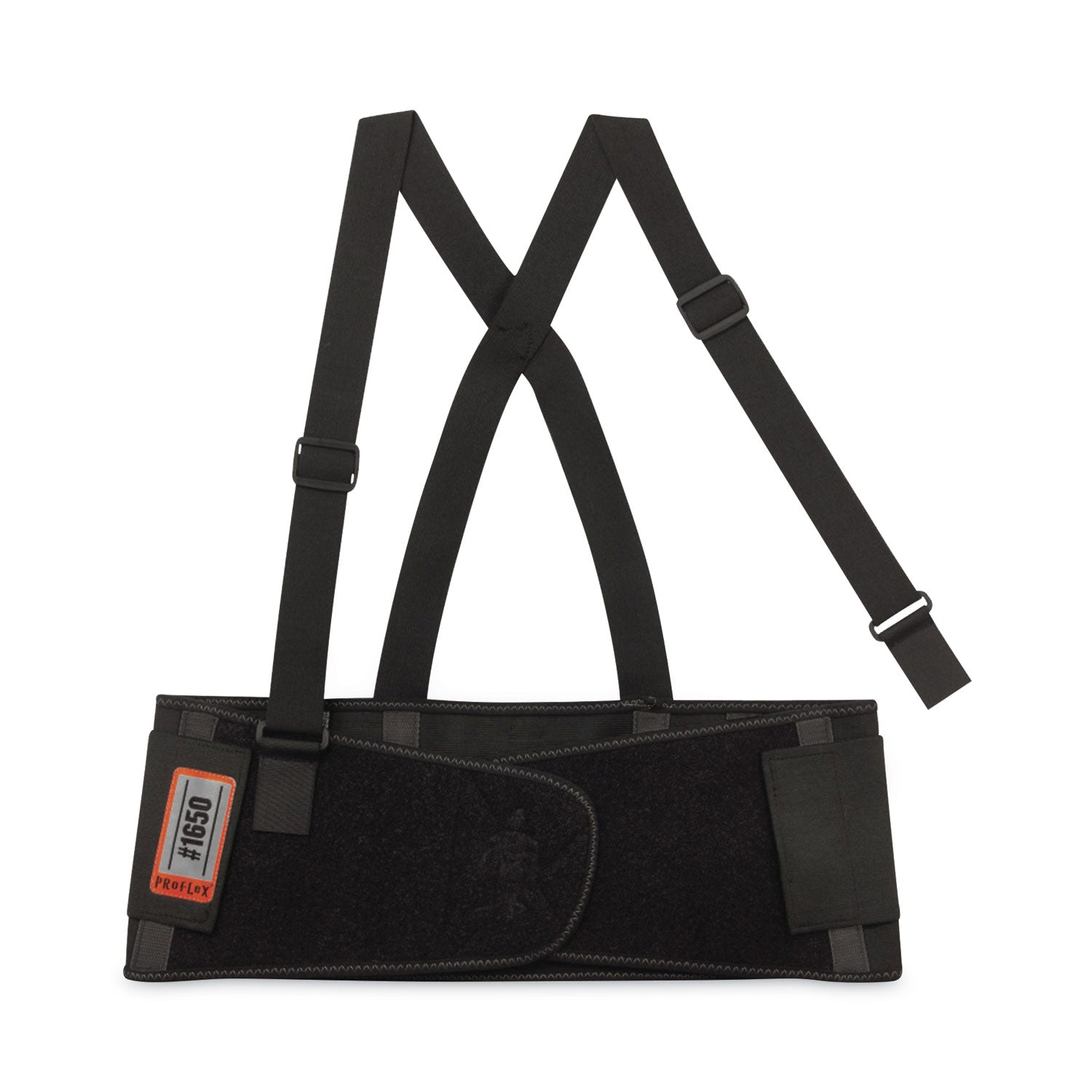 ProFlex 1650 Economy Elastic Back Support Brace, X-Small, 20" to 25" Waist, Black, Ships in 1-3 Business Days