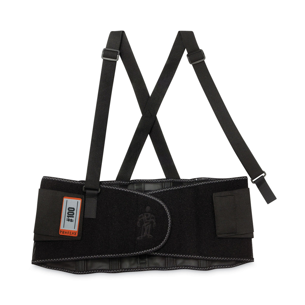 proflex-100-economy-spandex-back-support-brace-x-large-38-to-42-waist-black-ships-in-1-3-business-days_ego11385 - 1