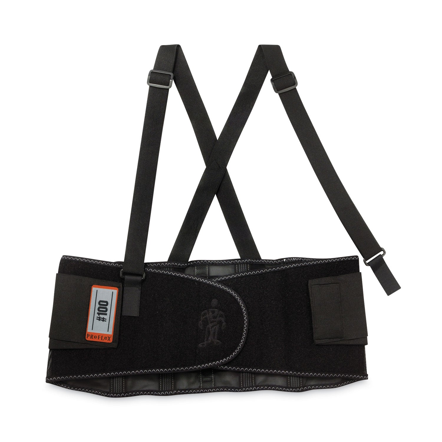 proflex-100-economy-spandex-back-support-brace-x-large-38-to-42-waist-black-ships-in-1-3-business-days_ego11385 - 1