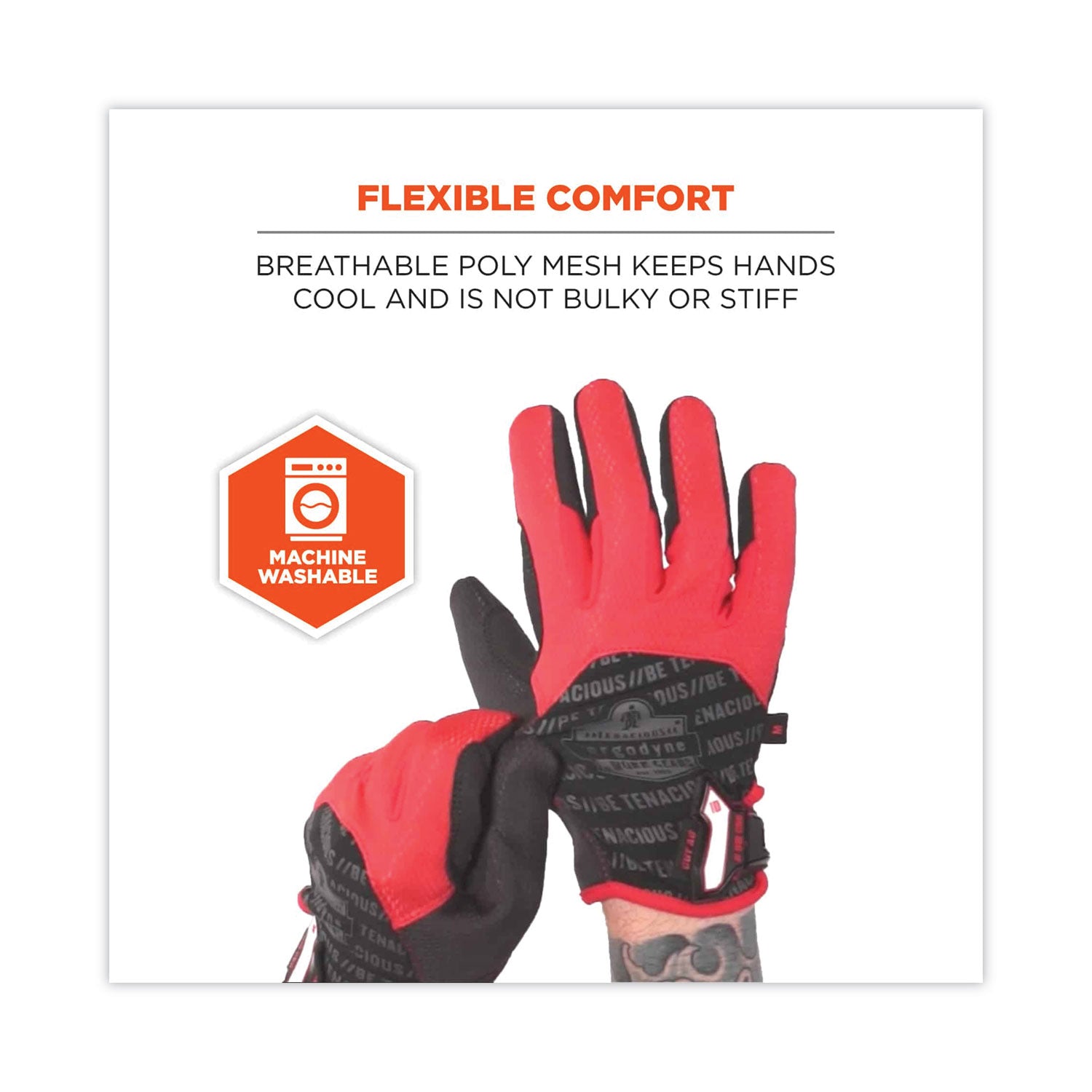 ProFlex 812CR6 ANSI A6 Utility and CR Gloves, Black, Medium, Pair, Ships in 1-3 Business Days