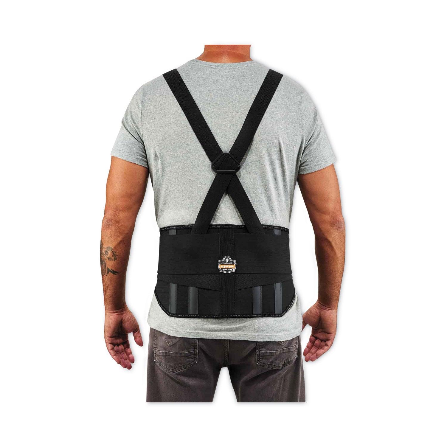 ProFlex 1600 Standard Elastic Back Support Brace, Medium, 30" to 34" Waist, Black, Ships in 1-3 Business Days