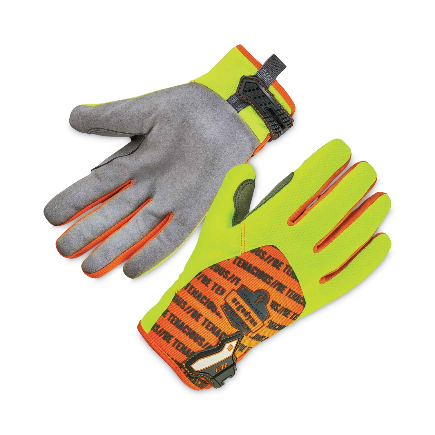 proflex-812-standard-mechanics-gloves-lime-large-pair-ships-in-1-3-business-days_ego17274 - 1