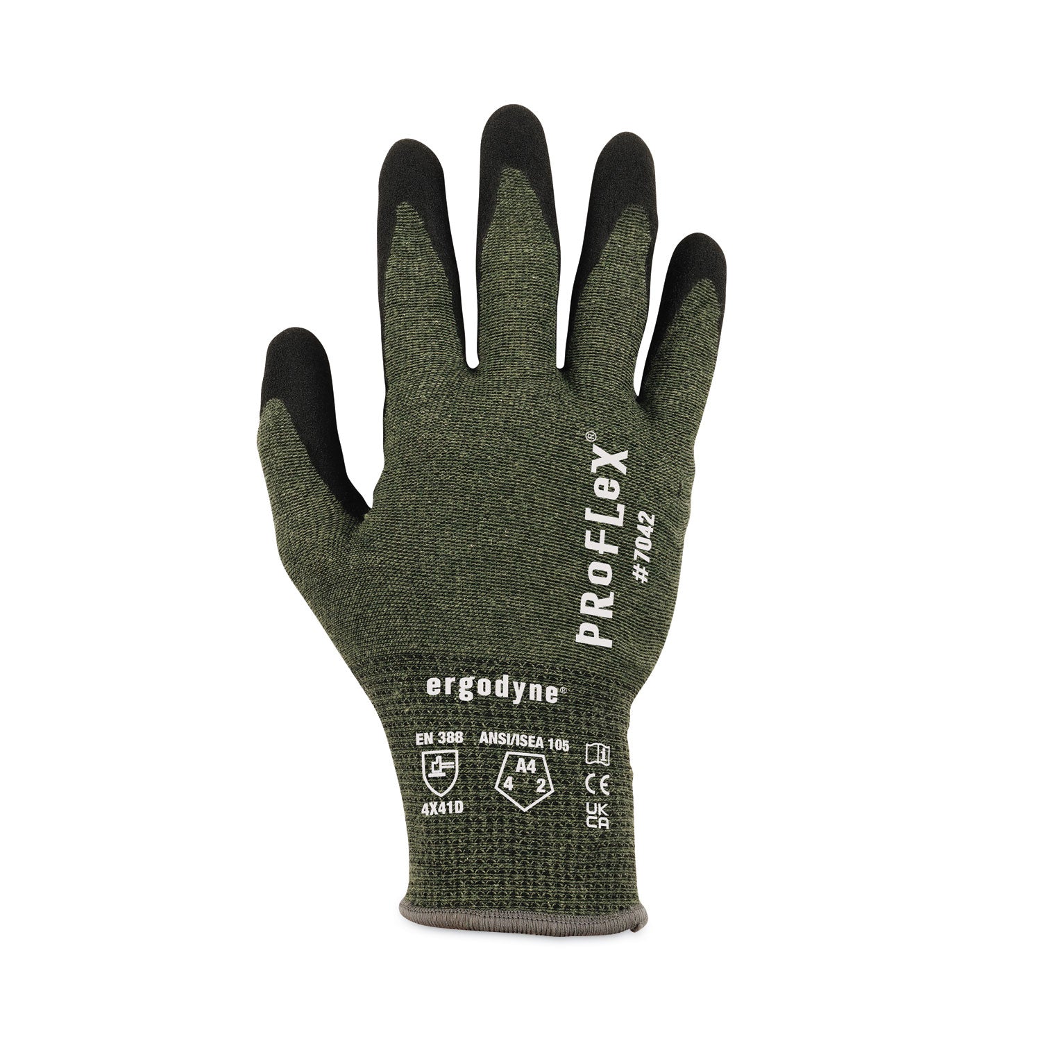 proflex-7042-ansi-a4-nitrile-coated-cr-gloves-green-2x-large-12-pairs-pack-ships-in-1-3-business-days_ego10336 - 2