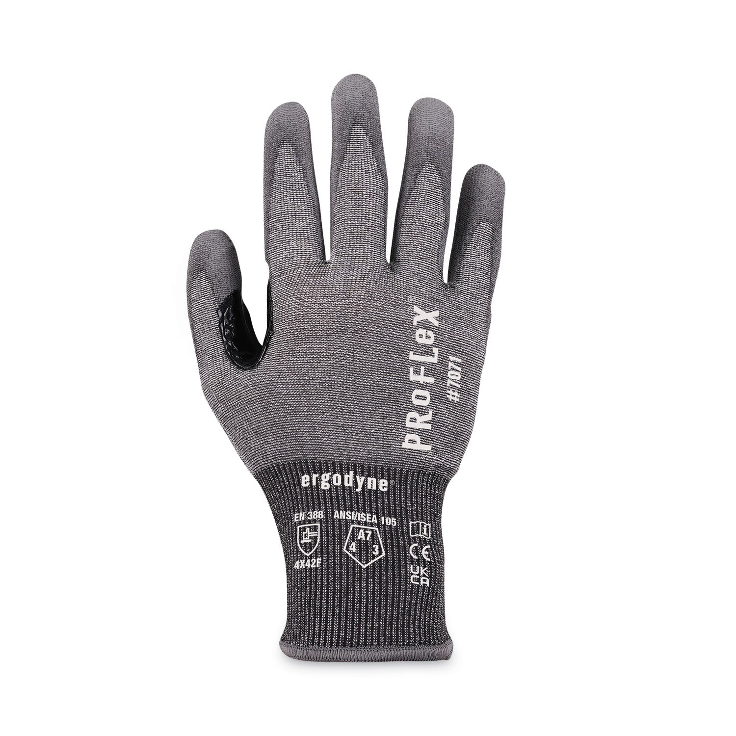 proflex-7071-ansi-a7-pu-coated-cr-gloves-gray-x-large-pair-ships-in-1-3-business-days_ego18075 - 2