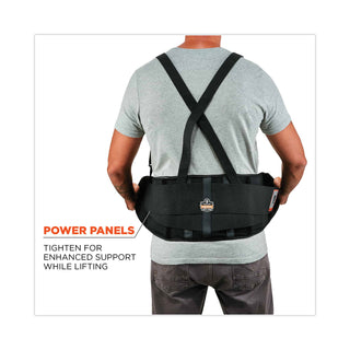ProFlex 100 Economy Spandex Back Support Brace, X-Large, 38" to 42" Waist, Black, Ships in 1-3 Business Days