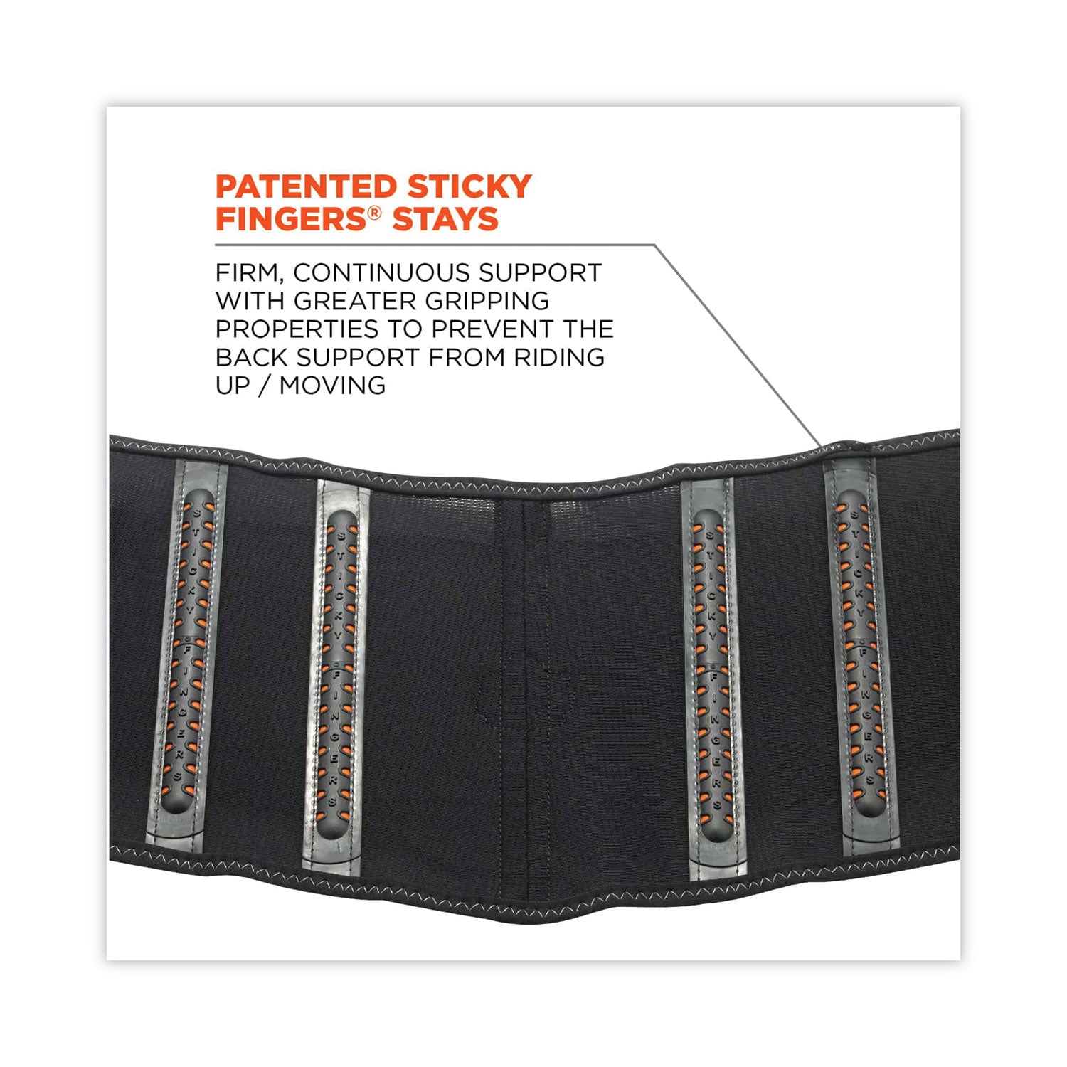ProFlex 2000SF High-Performance Spandex Back Support Brace, 4X-Large, 52" to 58" Waist, Black, Ships in 1-3 Business Days