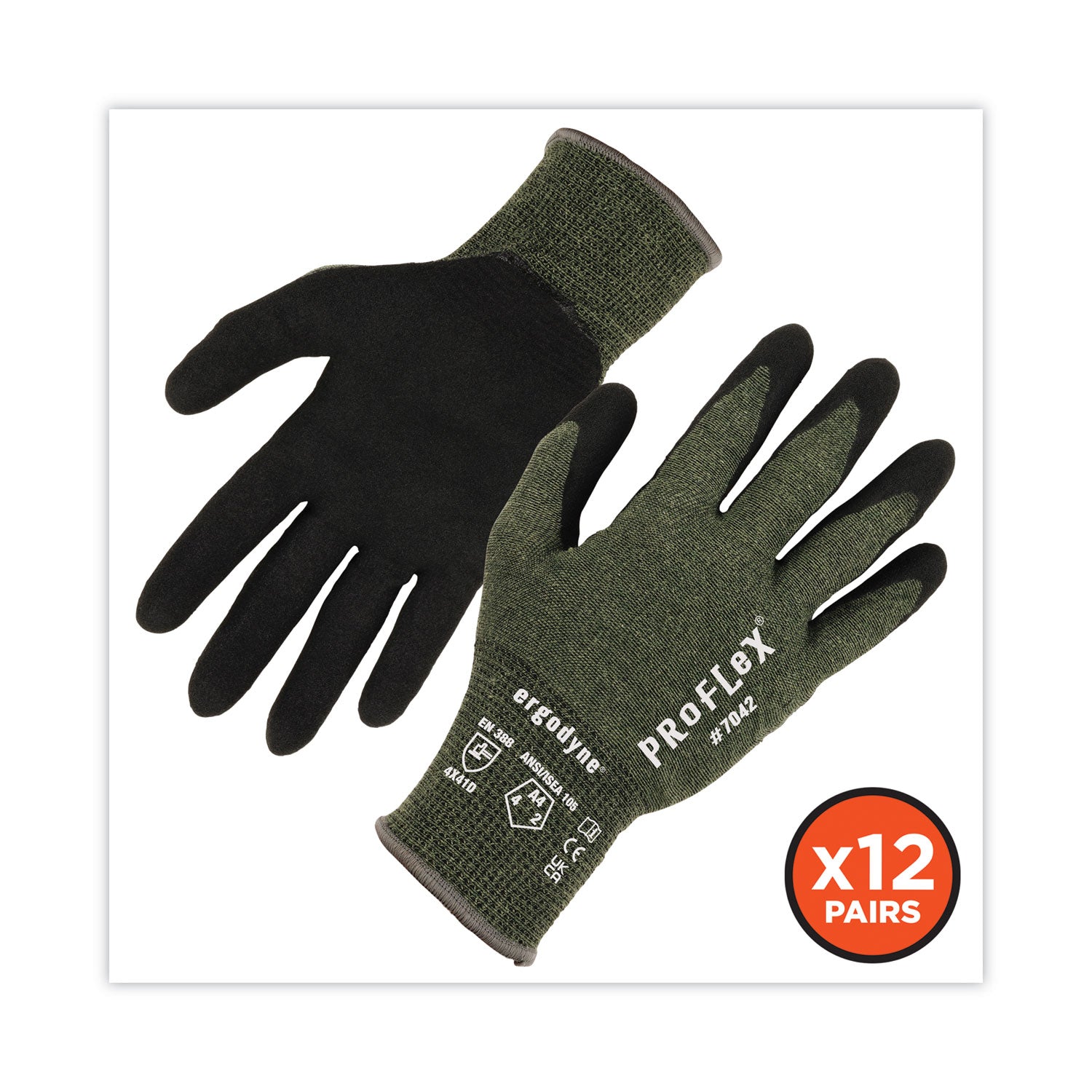 proflex-7042-ansi-a4-nitrile-coated-cr-gloves-green-large-12-pairs-pack-ships-in-1-3-business-days_ego10334 - 4