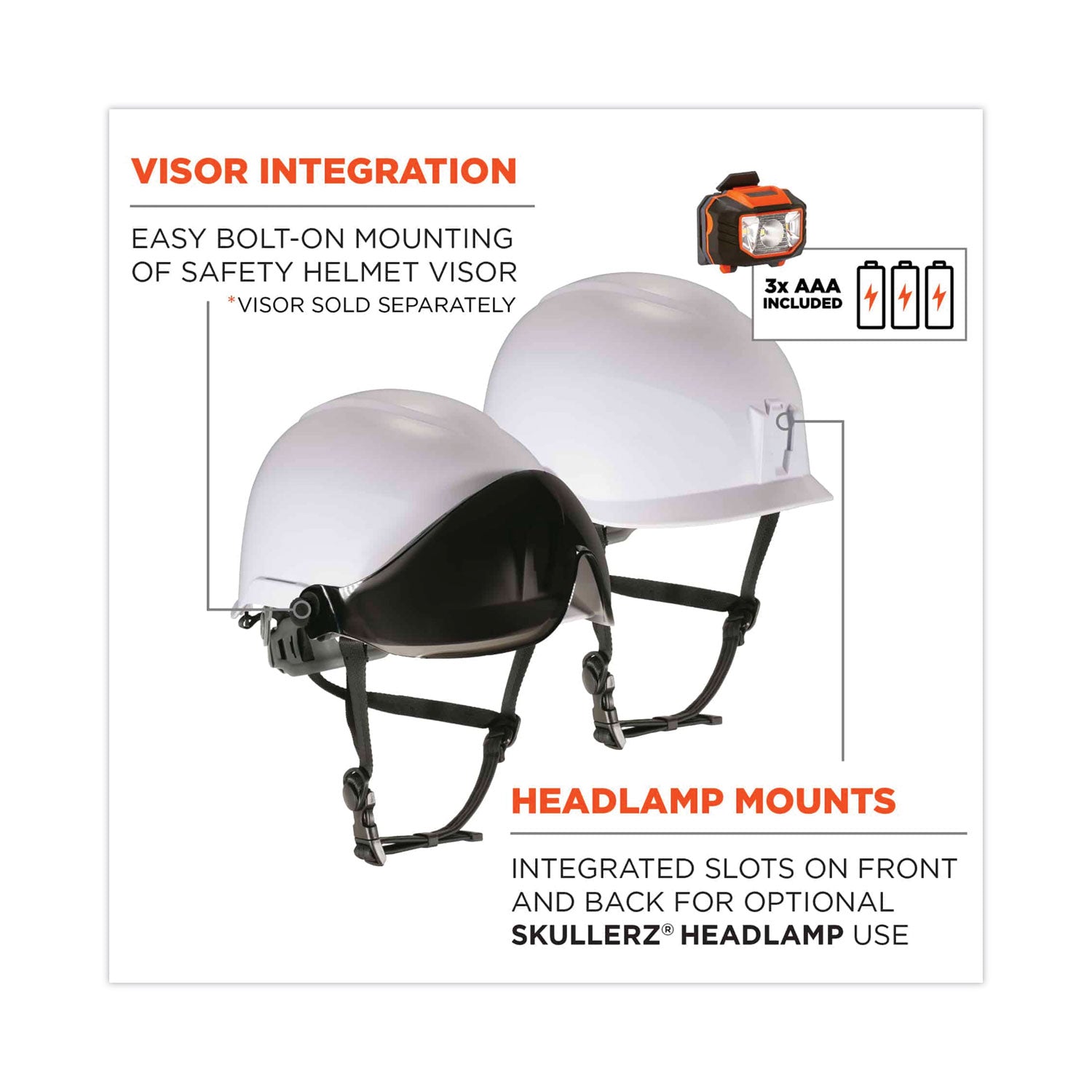 skullerz-8974led-class-e-safety-helmet-w-8981-universal-led-headlamp-6-pt-ratchet-susp-white-ships-in-1-3-business-days_ego60201 - 3