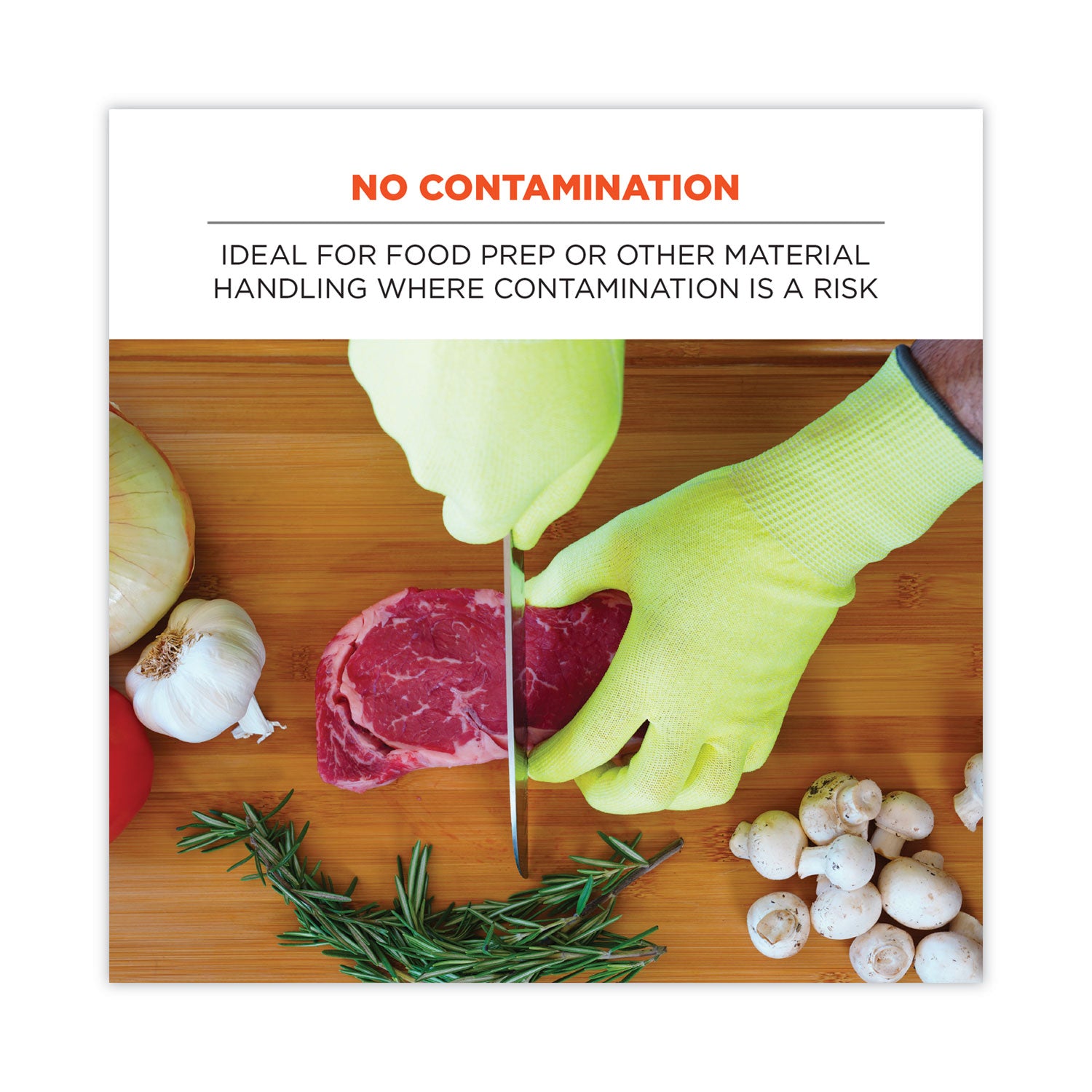 ProFlex 7040 ANSI A4 CR Food Grade Gloves, Lime, Small, 144 Pairs, Ships in 1-3 Business Days