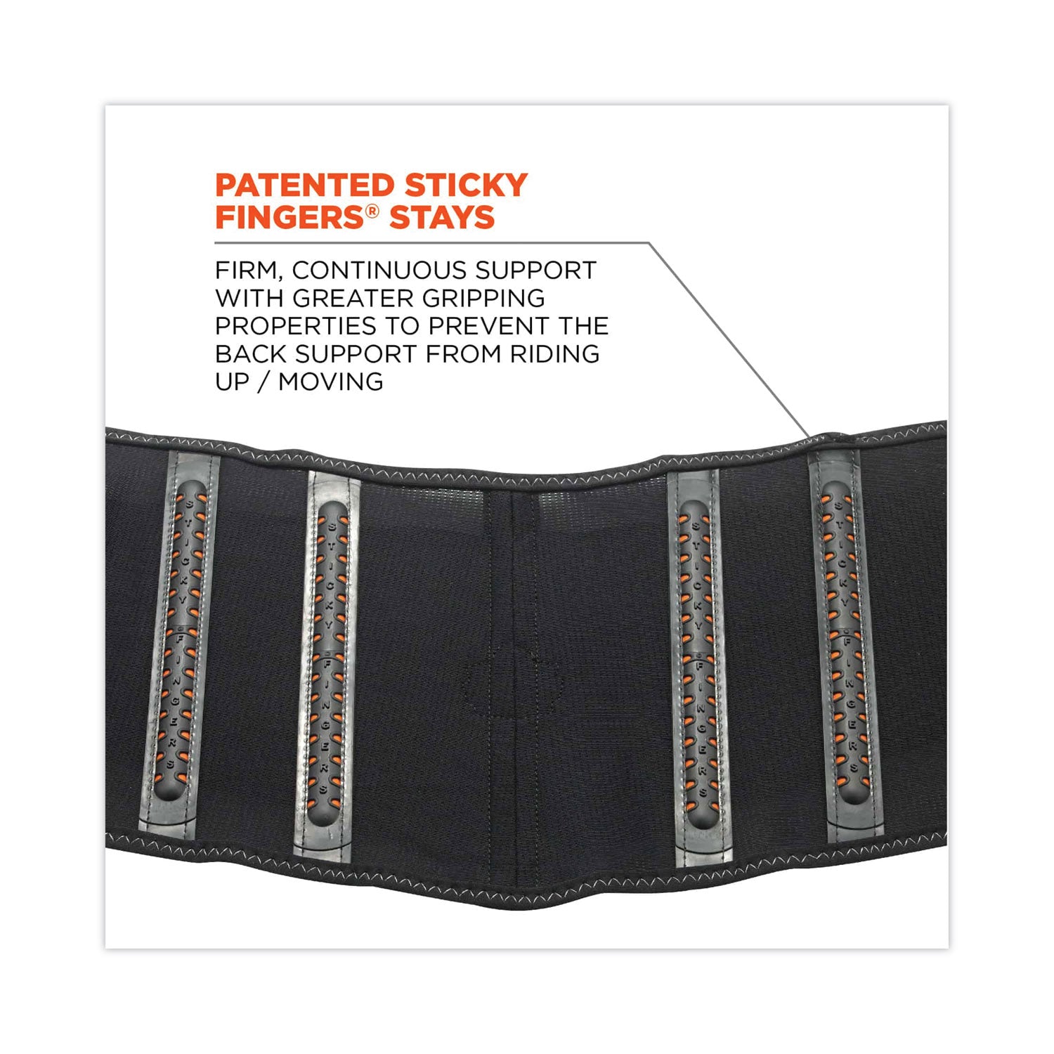 ProFlex 1100SF Standard Spandex Back Support Brace, 2X-Large, 42" to 46" Waist, Black, Ships in 1-3 Business Days