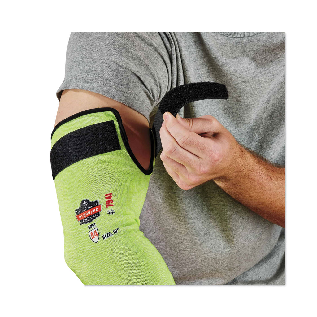 ProFlex 7941-PR CR Protective Arm Sleeve, 18", Lime, 144 Pairs/Carton, Ships in 1-3 Business Days