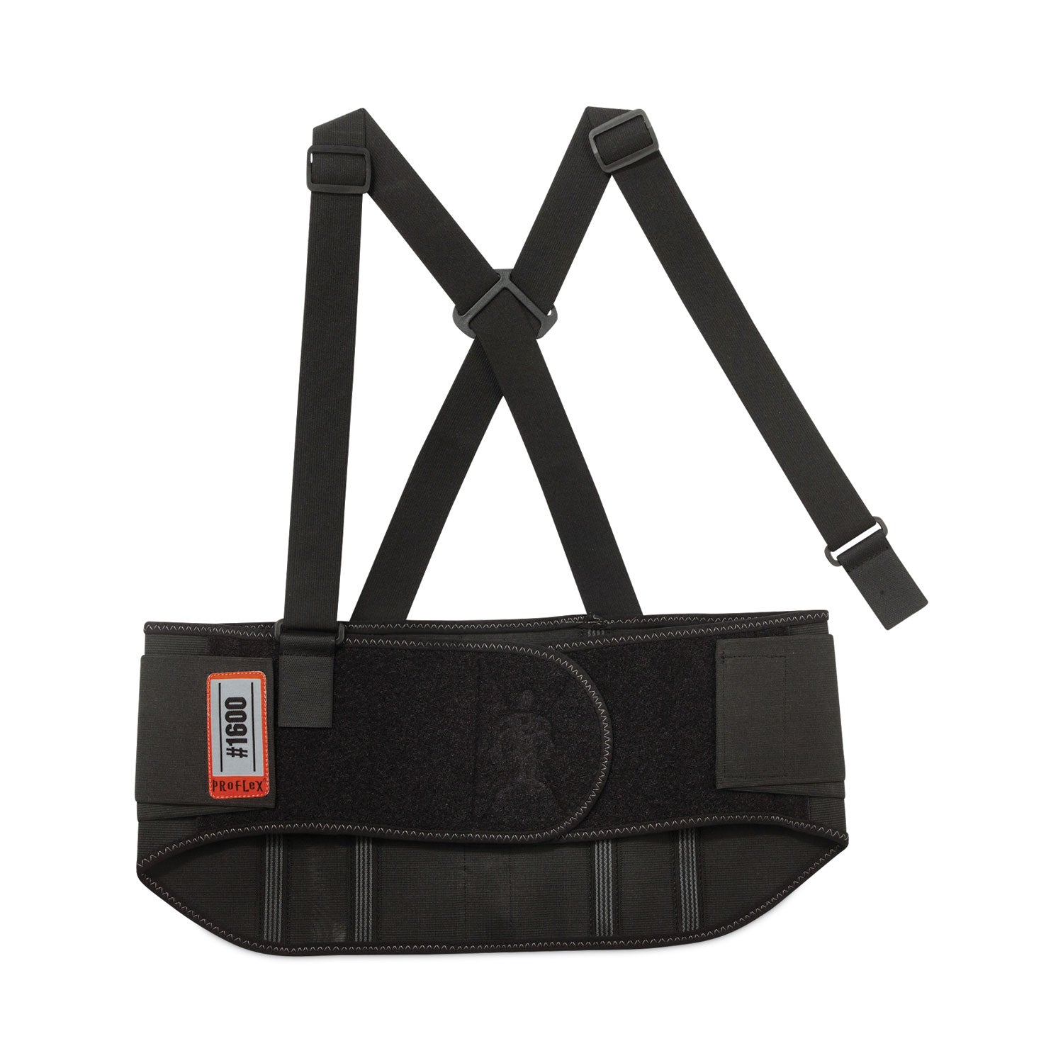 ProFlex 1600 Standard Elastic Back Support Brace, X-Large, 38" to 42" Waist, Black, Ships in 1-3 Business Days