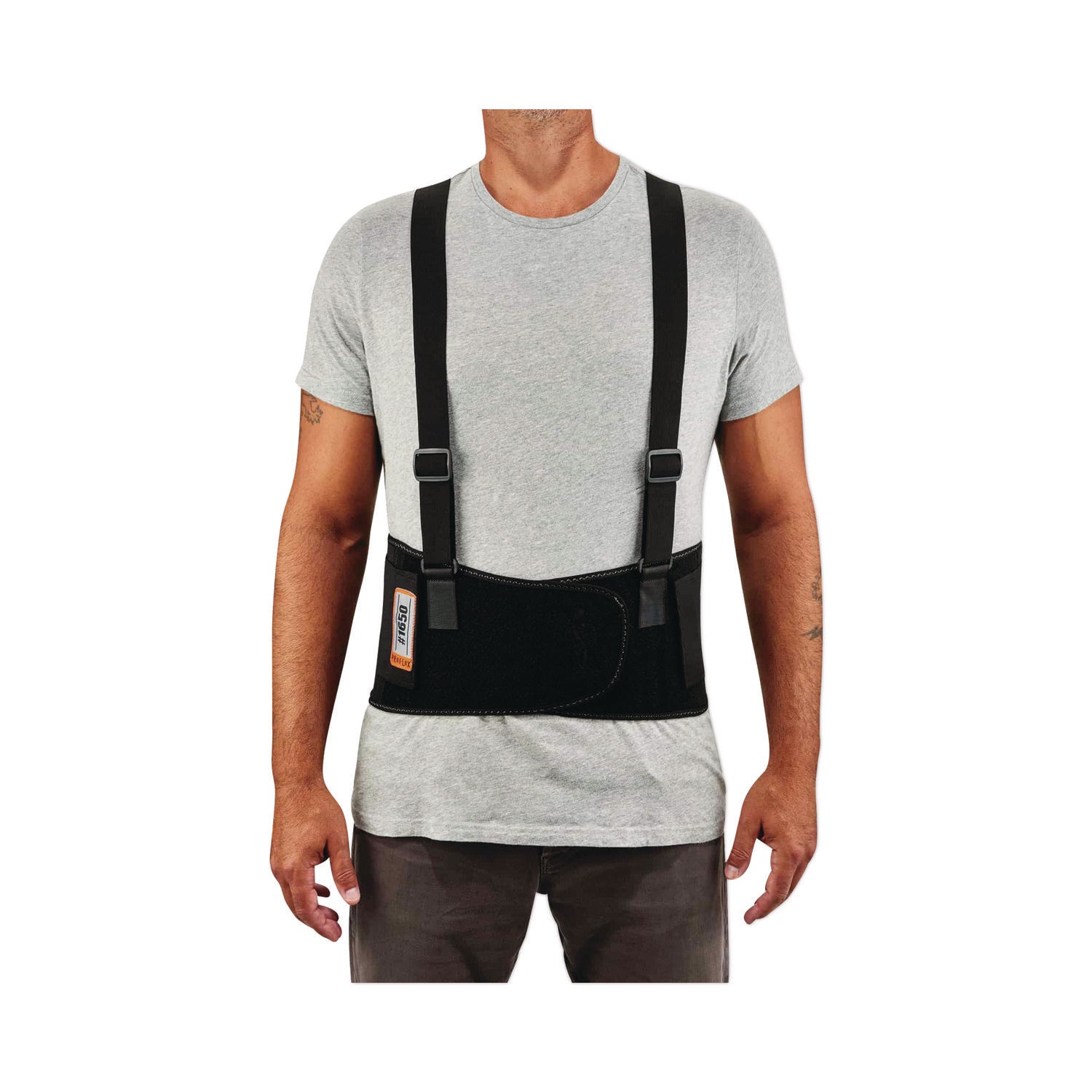 ProFlex 1650 Economy Elastic Back Support Brace, X-Small, 20" to 25" Waist, Black, Ships in 1-3 Business Days