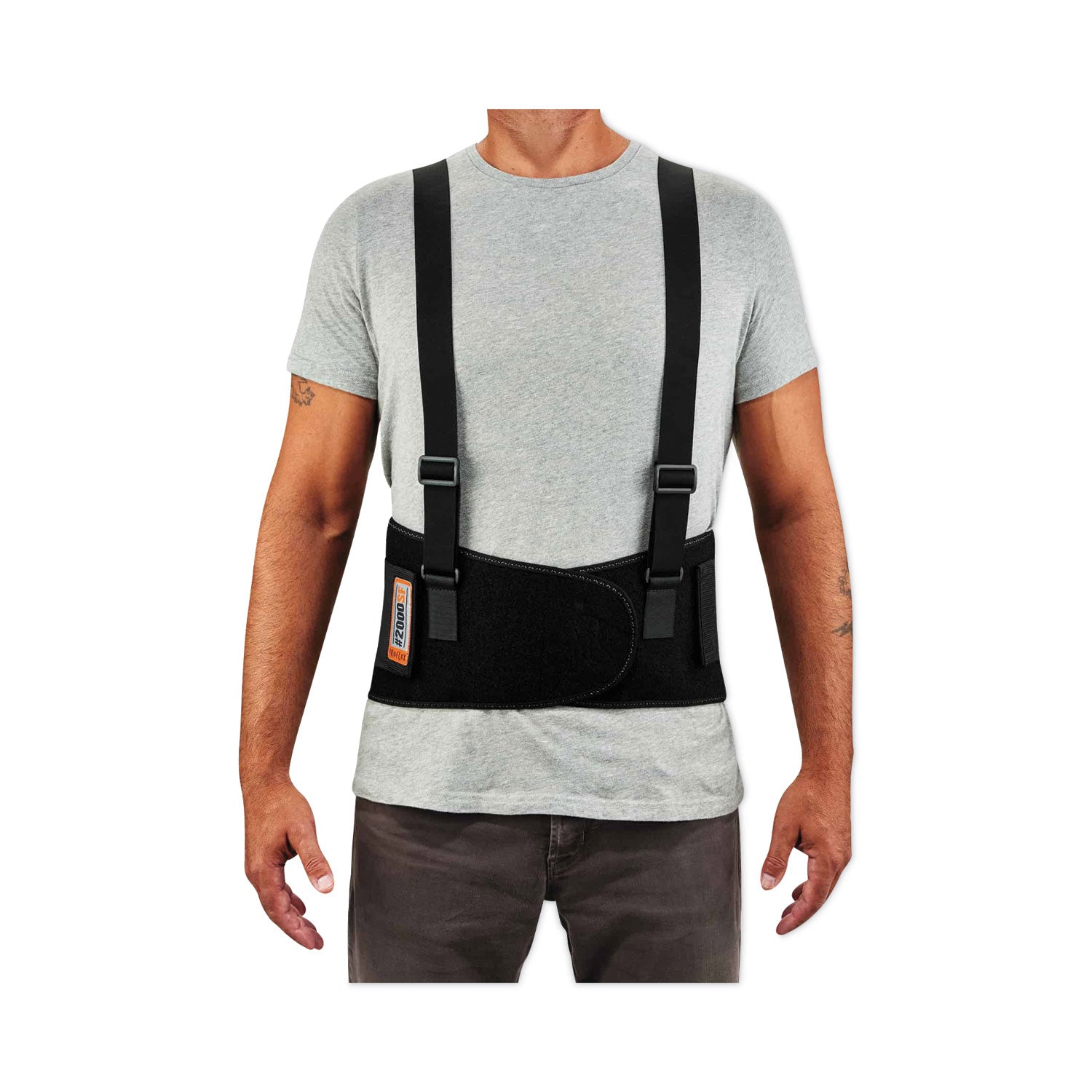 ProFlex 2000SF High-Performance Spandex Back Support Brace, 3X-Large, 46" to 52" Waist, Black, Ships in 1-3 Business Days