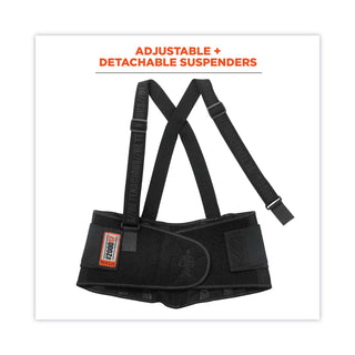 ProFlex 2000SF High-Performance Spandex Back Support Brace, 4X-Large, 52" to 58" Waist, Black, Ships in 1-3 Business Days