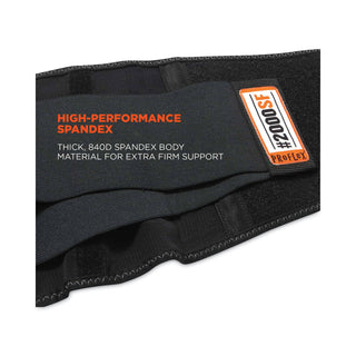 ProFlex 2000SF High-Performance Spandex Back Support Brace, 3X-Large, 46" to 52" Waist, Black, Ships in 1-3 Business Days