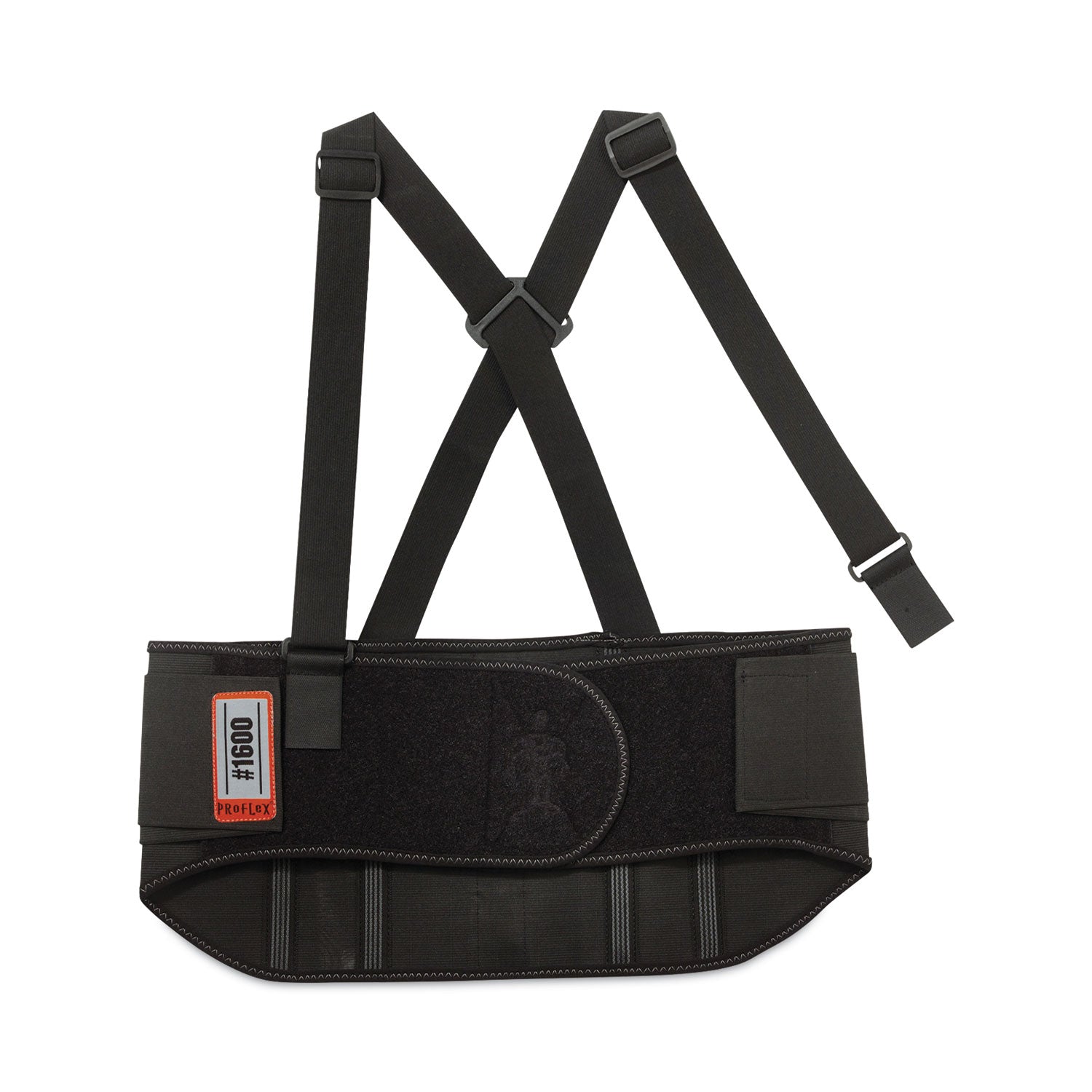 ProFlex 1600 Standard Elastic Back Support Brace, 3X-Large, 46" to 52" Waist, Black, Ships in 1-3 Business Days