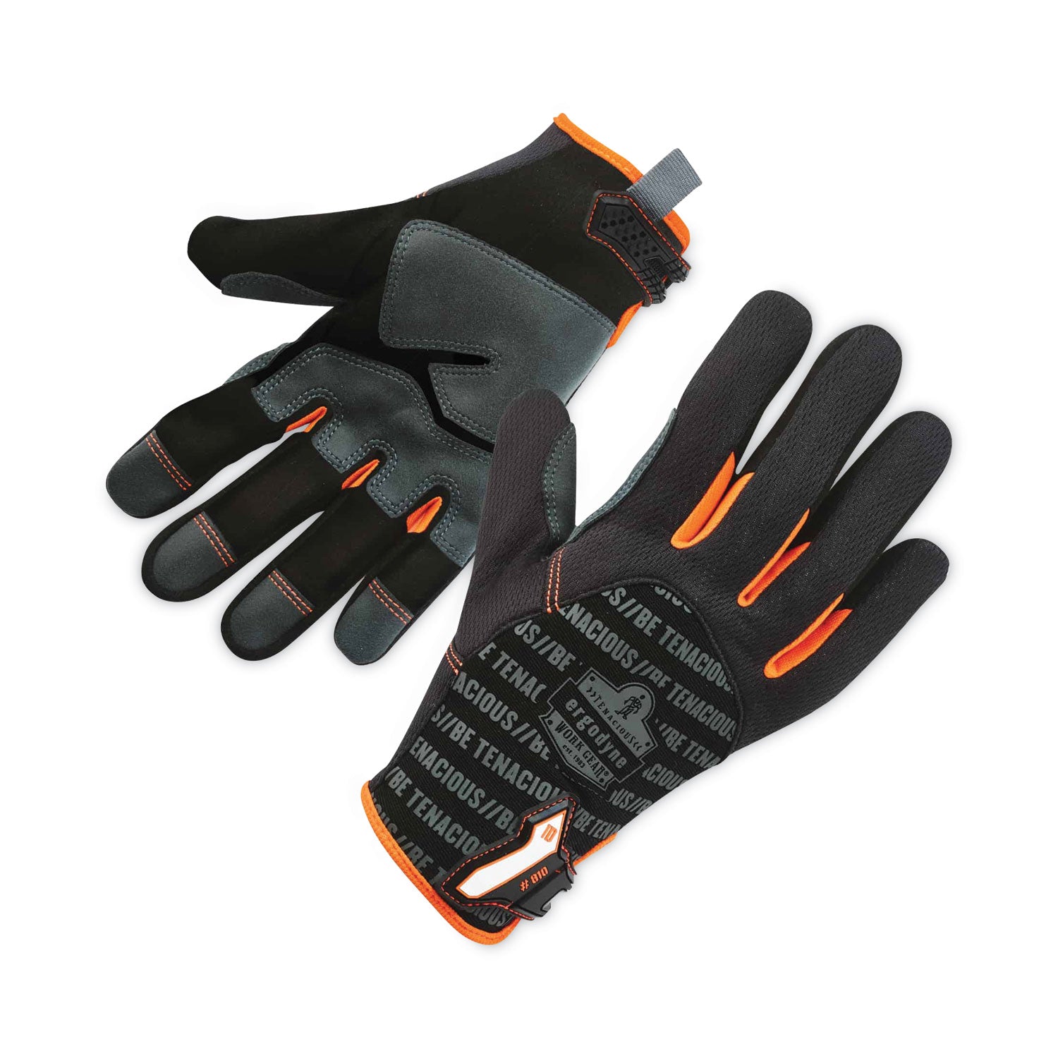 ProFlex 810 Reinforced Utility Gloves, Black, Medium, Pair, Ships in 1-3 Business Days