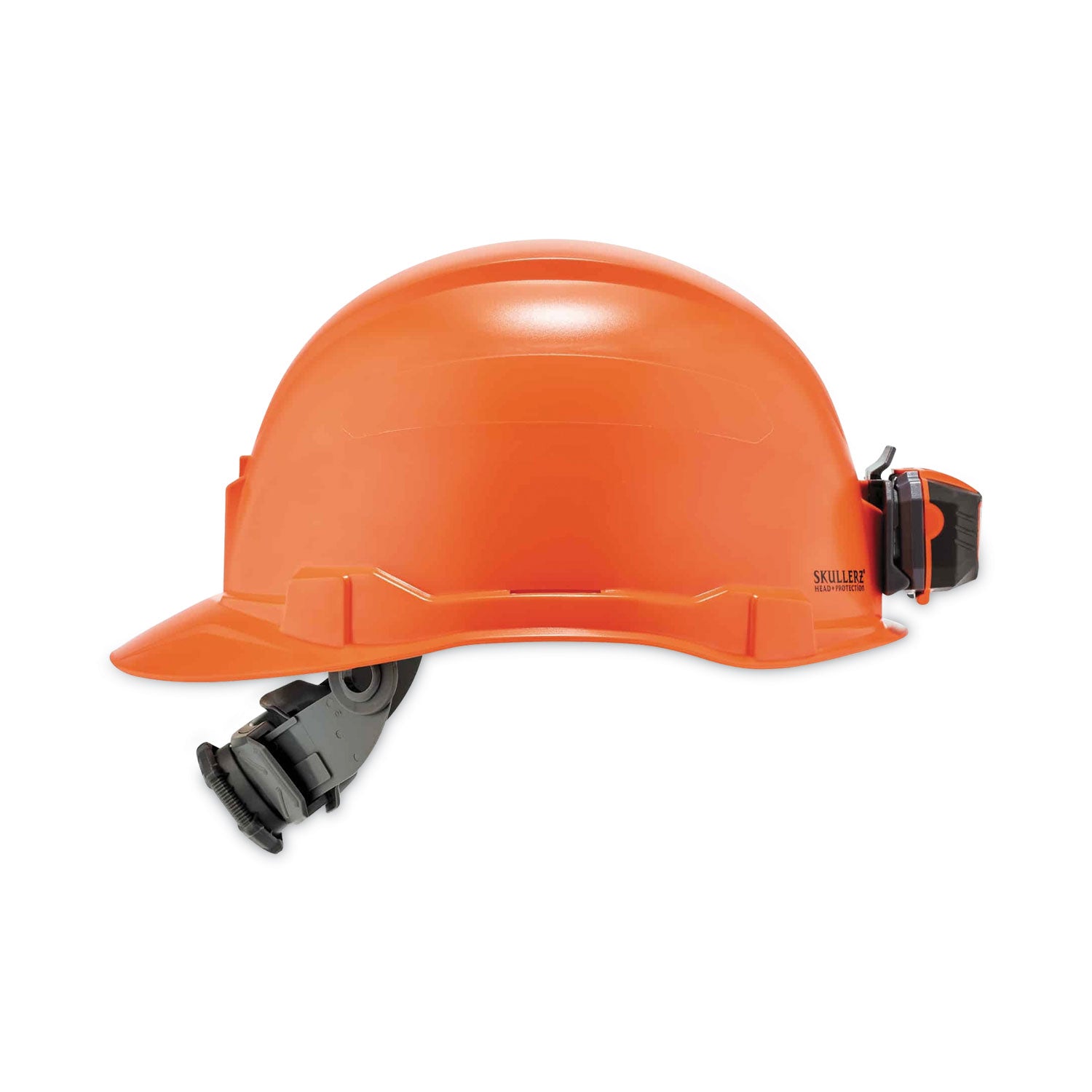 Skullerz 8970LED Class E Hard Hat Cap Style with LED Light, Orange, Ships in 1-3 Business Days