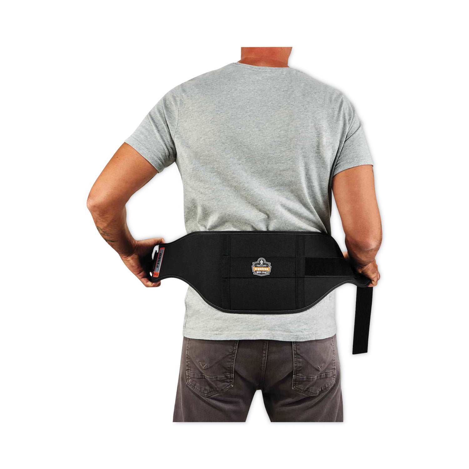 proflex-1500-weight-lifters-style-back-support-belt-small-25-to-30-waist-black-ships-in-1-3-business-days_ego11471 - 2
