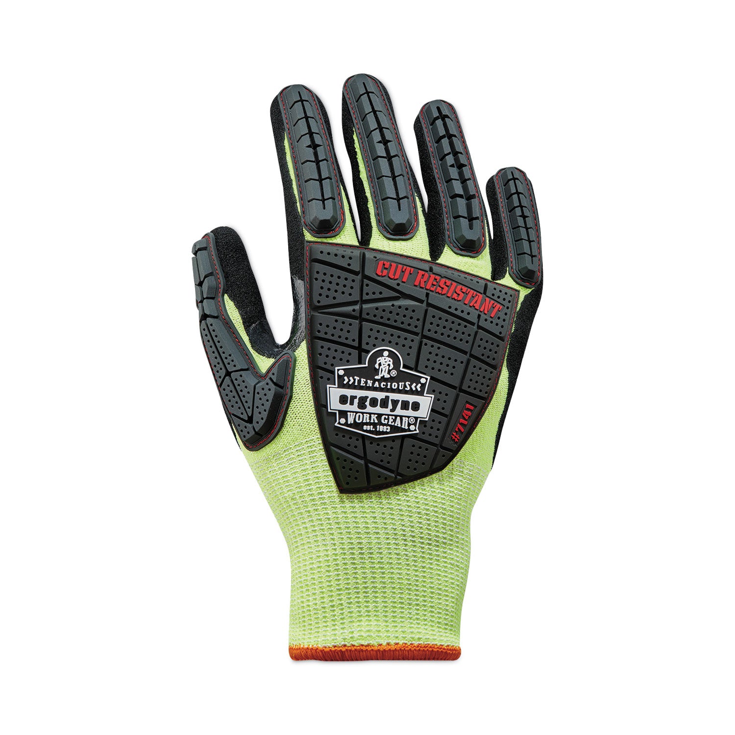 proflex-7141-ansi-a4-dir-nitrile-coated-cr-gloves-lime-medium-pair-ships-in-1-3-business-days_ego17913 - 3