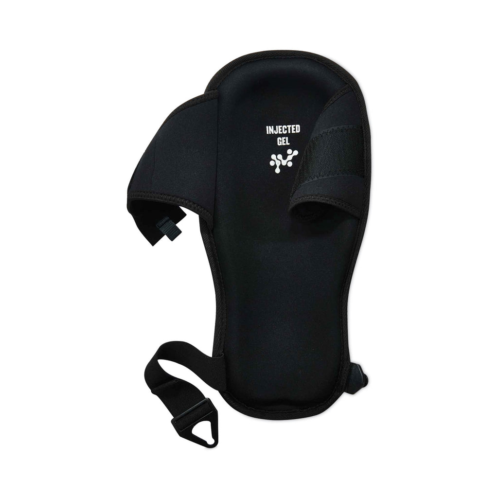 ProFlex 342 Injected Gel Knee Pads, Extra Long Cap, Hook and Loop Closure, One Size, Black, Pair, Ships in 1-3 Business Days