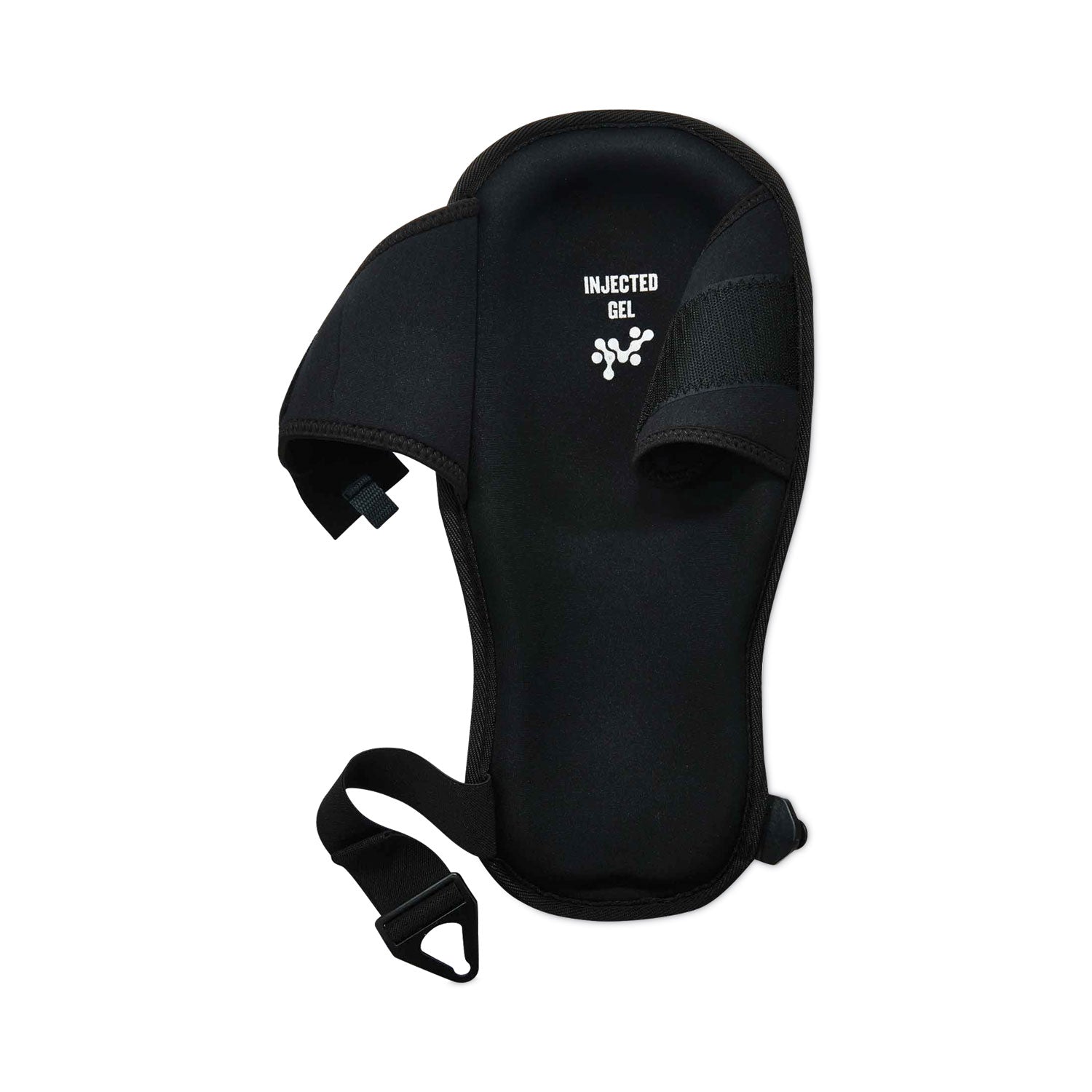 ProFlex 342 Injected Gel Knee Pads, Extra Long Cap, Hook and Loop Closure, One Size, Black, Pair, Ships in 1-3 Business Days