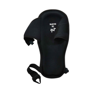 ProFlex 342 Injected Gel Knee Pads, Extra Long Cap, Hook and Loop Closure, One Size, Black, Pair, Ships in 1-3 Business Days