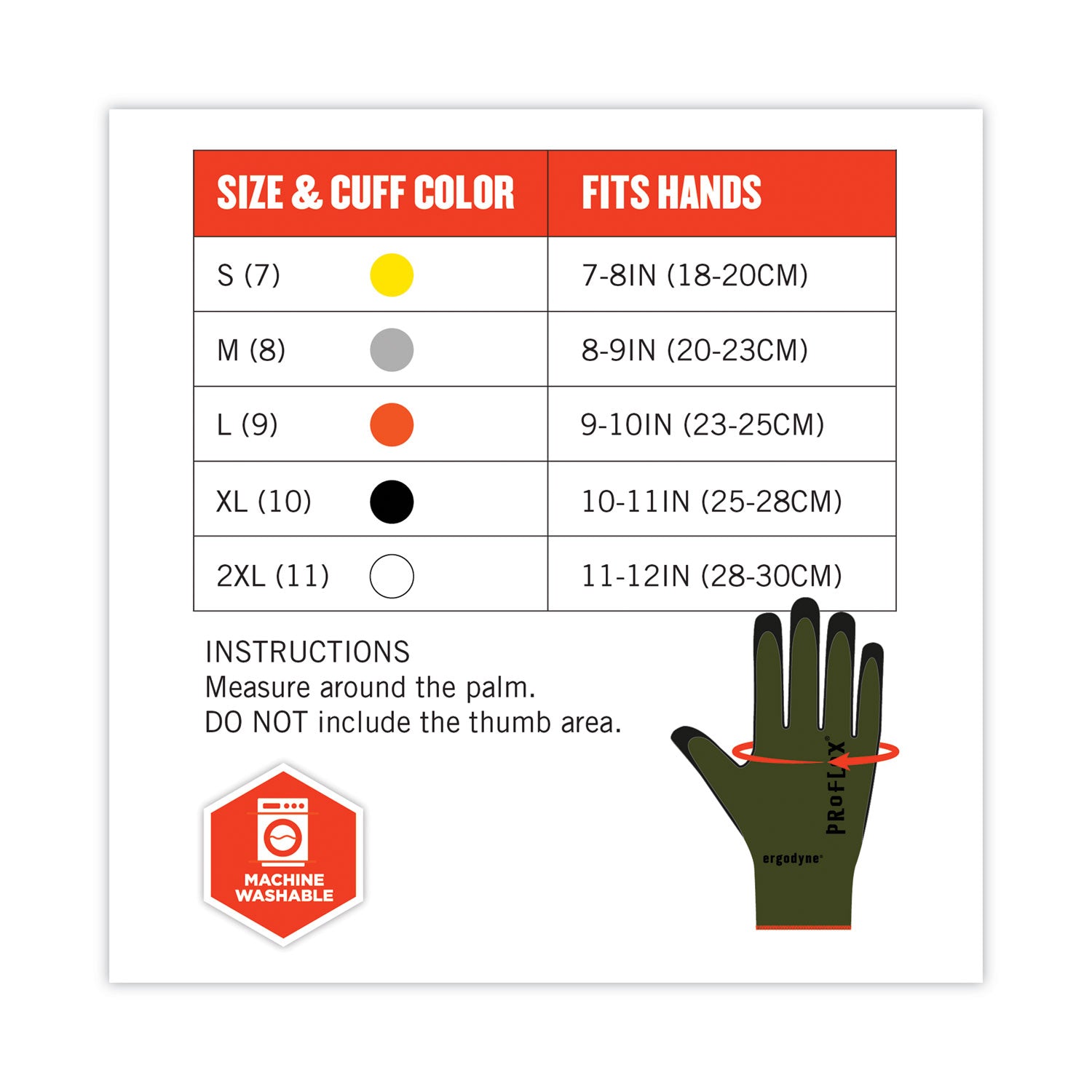 ProFlex 7042 ANSI A4 Nitrile-Coated CR Gloves, Green, Large, 12 Pairs/Pack, Ships in 1-3 Business Days