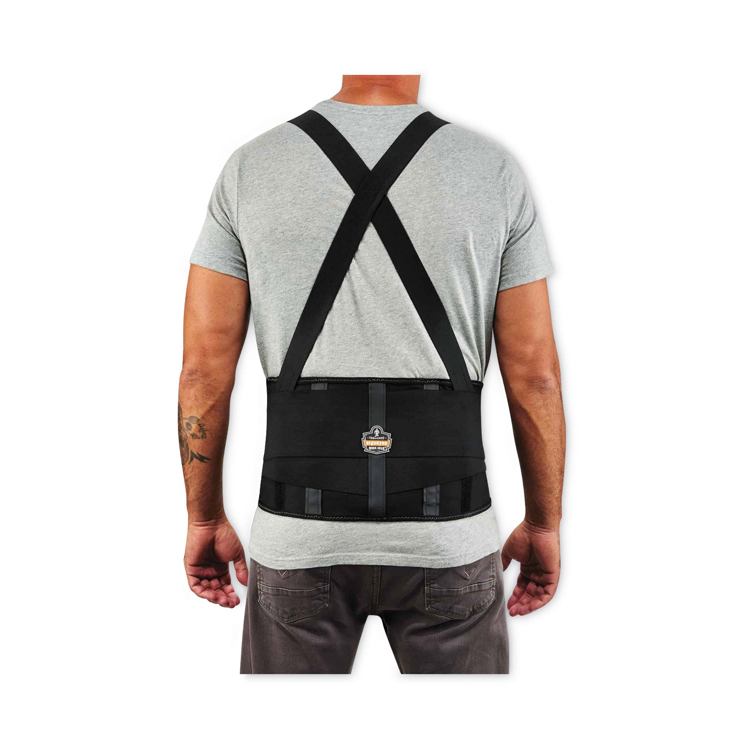 ProFlex 1100SF Standard Spandex Back Support Brace, 3X-Large, 46" to 52" Waist, Black, Ships in 1-3 Business Days