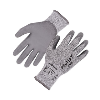 ProFlex 7030 ANSI A3 PU Coated CR Gloves, Gray, Large, 12 Pairs/Pack, Ships in 1-3 Business Days