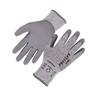 ProFlex 7030 ANSI A3 PU Coated CR Gloves, Gray, X-Large, Pair, Ships in 1-3 Business Days