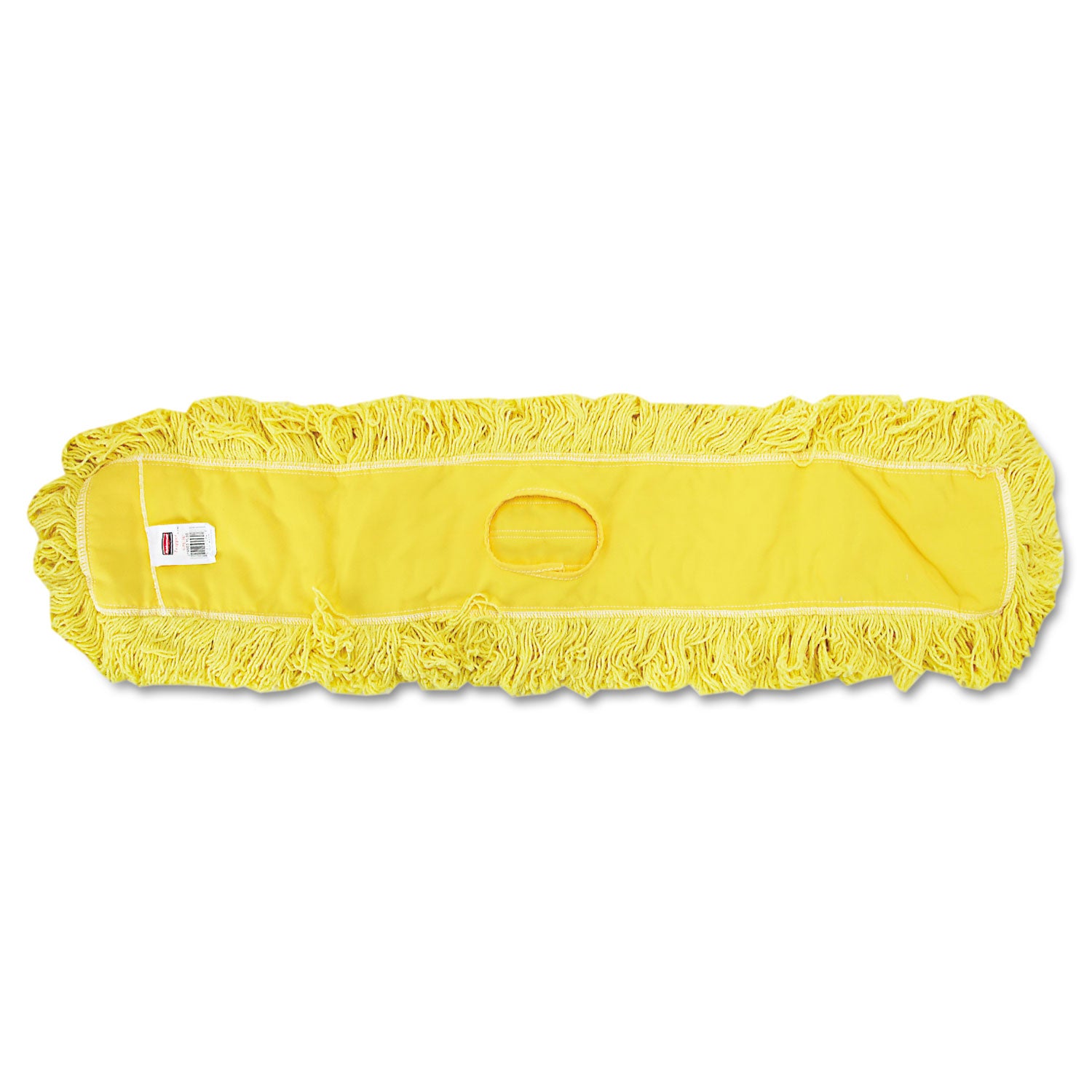 Trapper Commercial Dust Mop, Looped-end Launderable, 5" x 48", Yellow - 