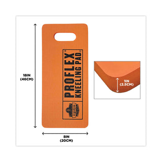 ProFlex 375 Small Foam Kneeling Pad, 1", Small, Orange, Ships in 1-3 Business Days