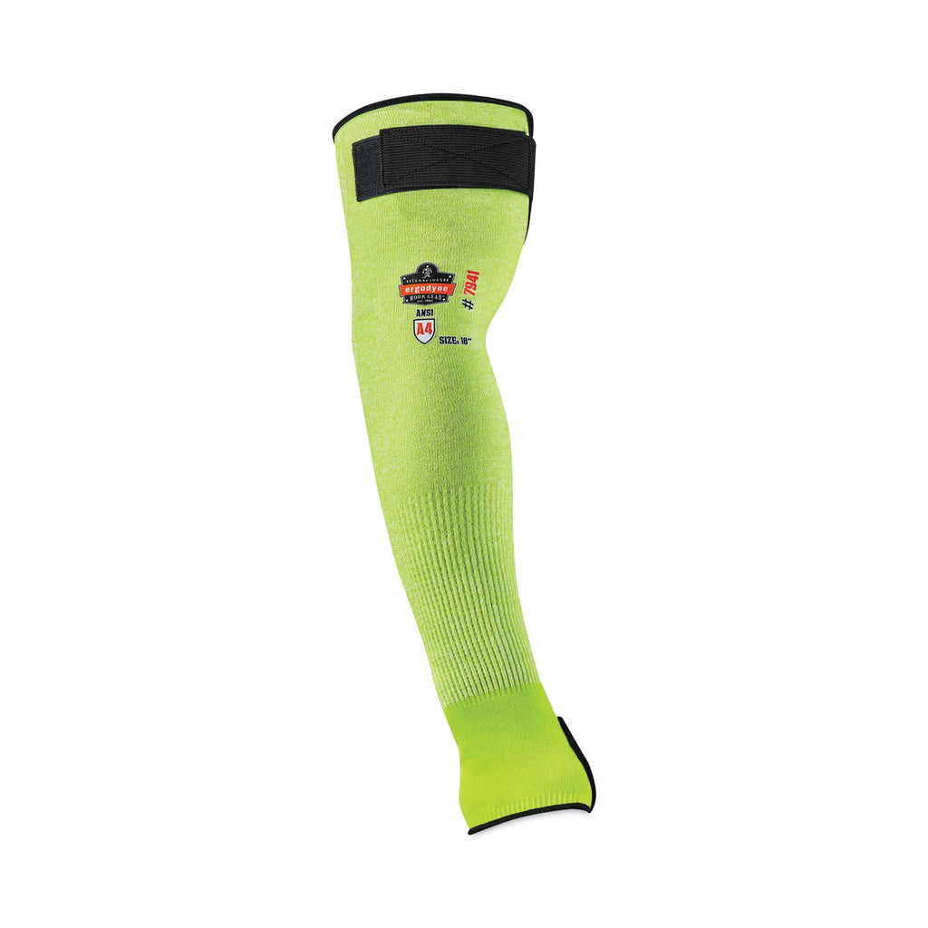ProFlex 7941-PR CR Protective Arm Sleeve, 18", Lime, 144 Pairs/Carton, Ships in 1-3 Business Days