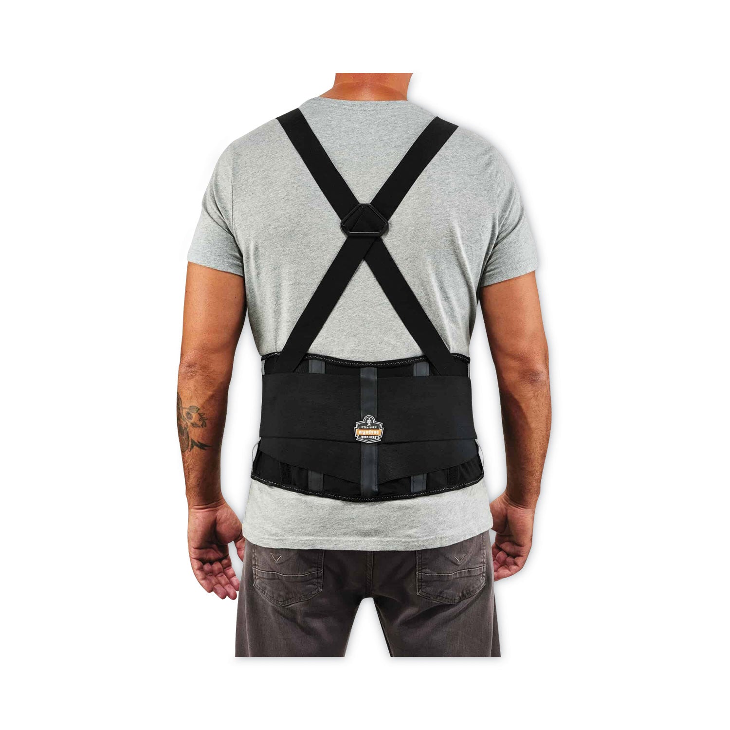 ProFlex 2000SF High-Performance Spandex Back Support Brace, 4X-Large, 52" to 58" Waist, Black, Ships in 1-3 Business Days