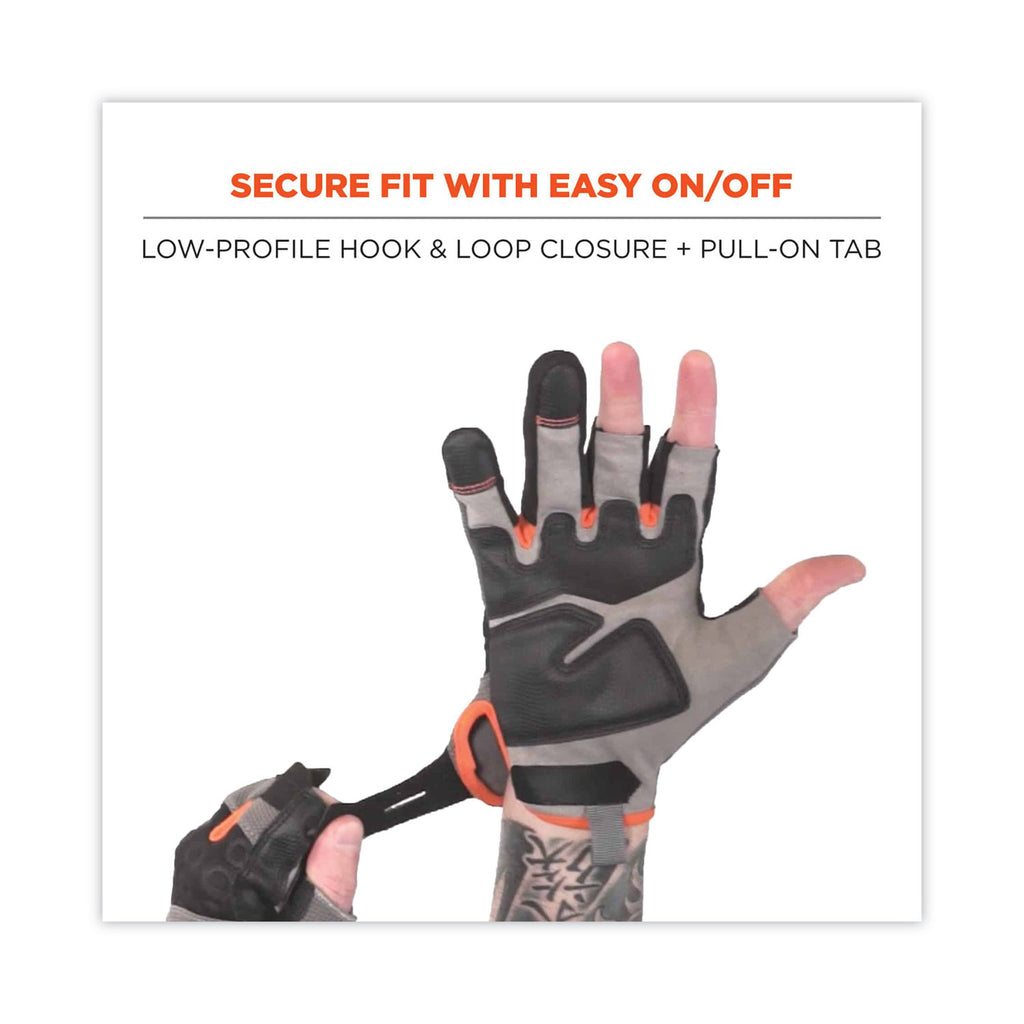 ProFlex 720 Heavy-Duty Framing Gloves, Gray, 2X-Large, Pair, Ships in 1-3 Business Days