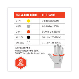 ProFlex 7030 ANSI A3 PU Coated CR Gloves, Gray, 2X-Large, 12 Pairs/Pack, Ships in 1-3 Business Days