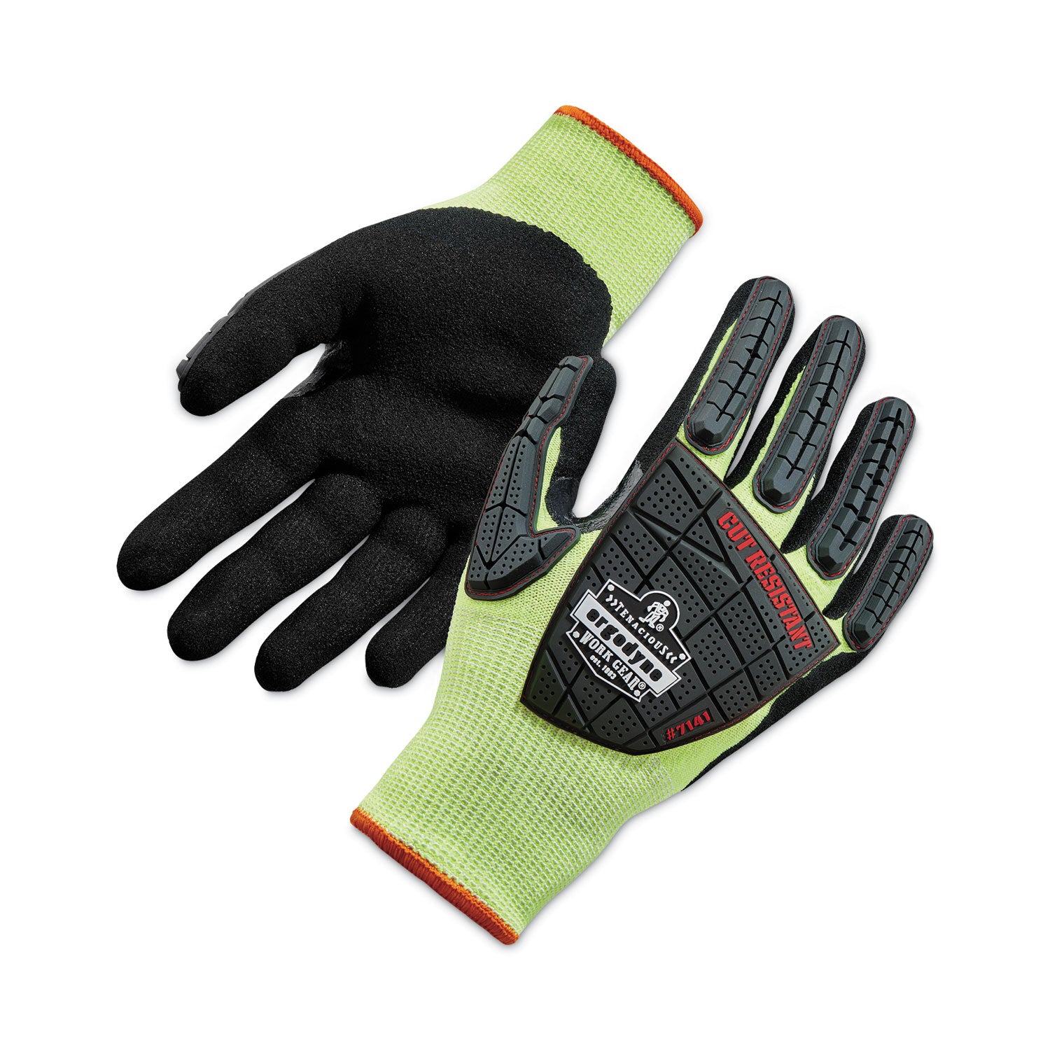 proflex-7141-ansi-a4-dir-nitrile-coated-cr-gloves-lime-x-large-pair-ships-in-1-3-business-days_ego17915 - 1