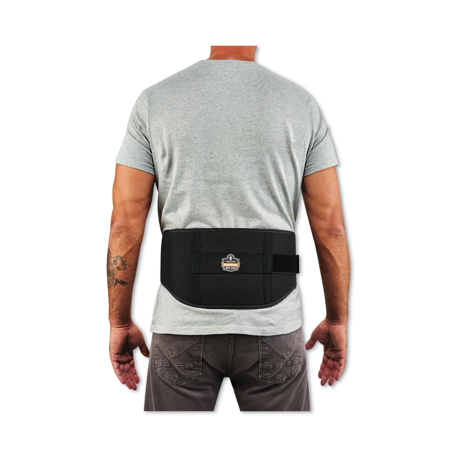 ProFlex 1500 Weight Lifters Style Back Support Belt, Medium, 30" to 34" Waist, Black, Ships in 1-3 Business Days