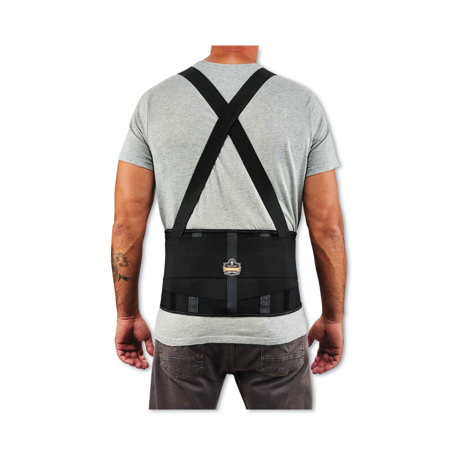 ProFlex 1100SF Standard Spandex Back Support Brace, Medium, 30" to 34" Waist, Black, Ships in 1-3 Business Days