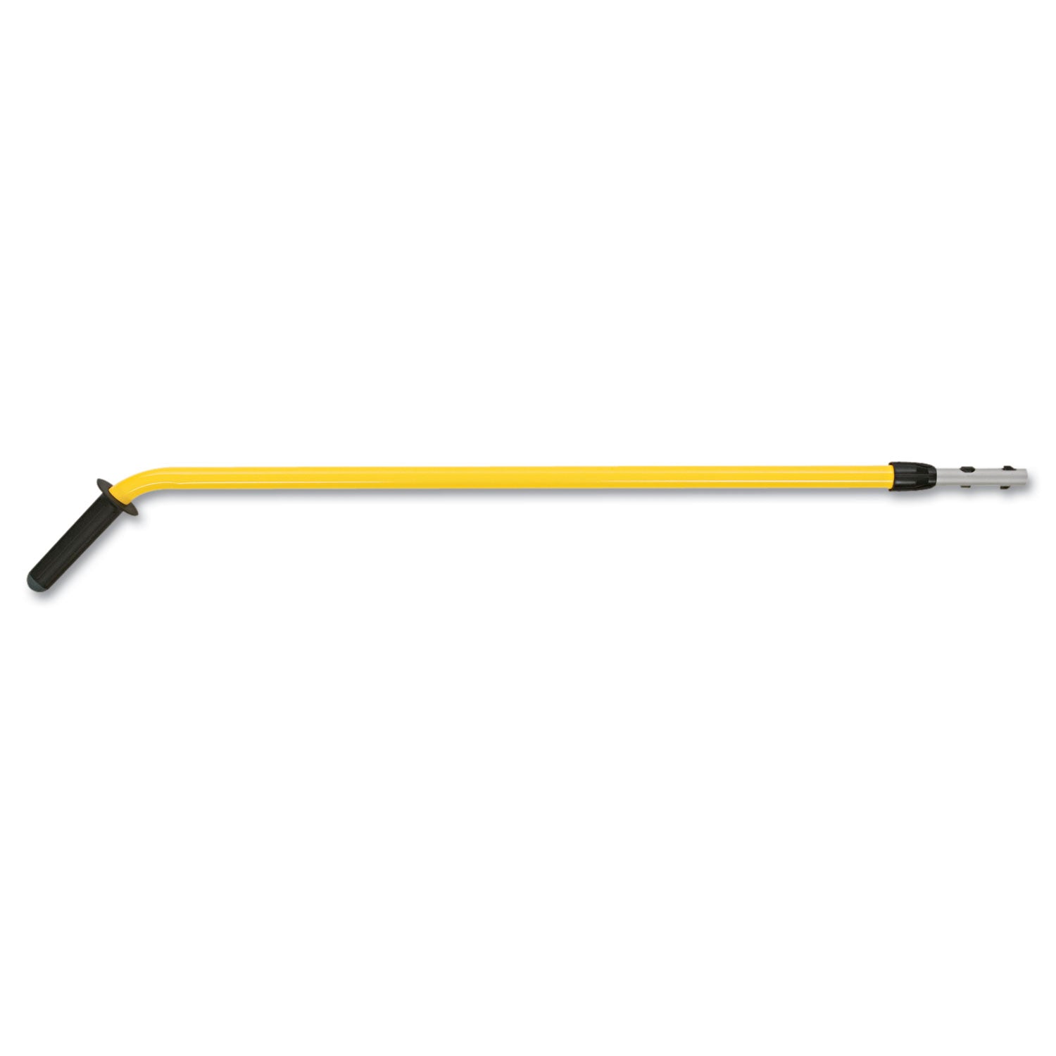 HYGEN 48-72" Quick-Connect Ergo Adjustable Handle, Black/Yellow - 