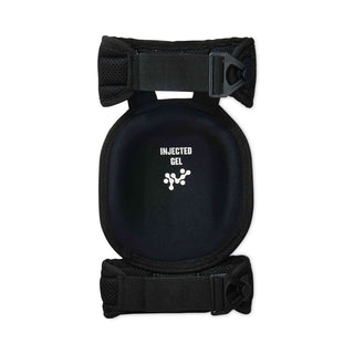ProFlex 344 Injected Gel Knee Pads With Comfort Straps, Short Cap, Buckle Closure, Black, Pair, Ships in 1-3 Business Days