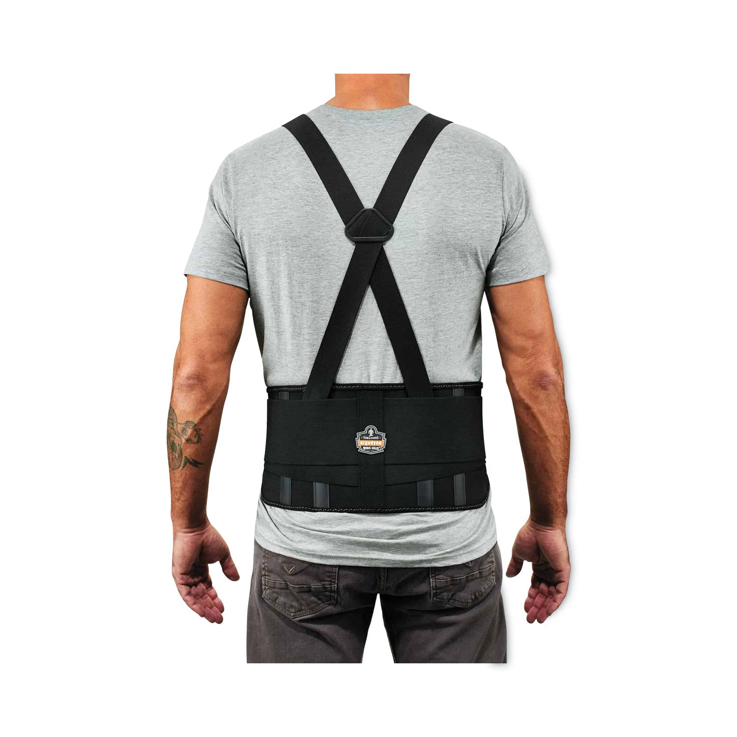 ProFlex 1625 Elastic Back Support Brace, Medium, 30" to 34" Waist, Black, Ships in 1-3 Business Days