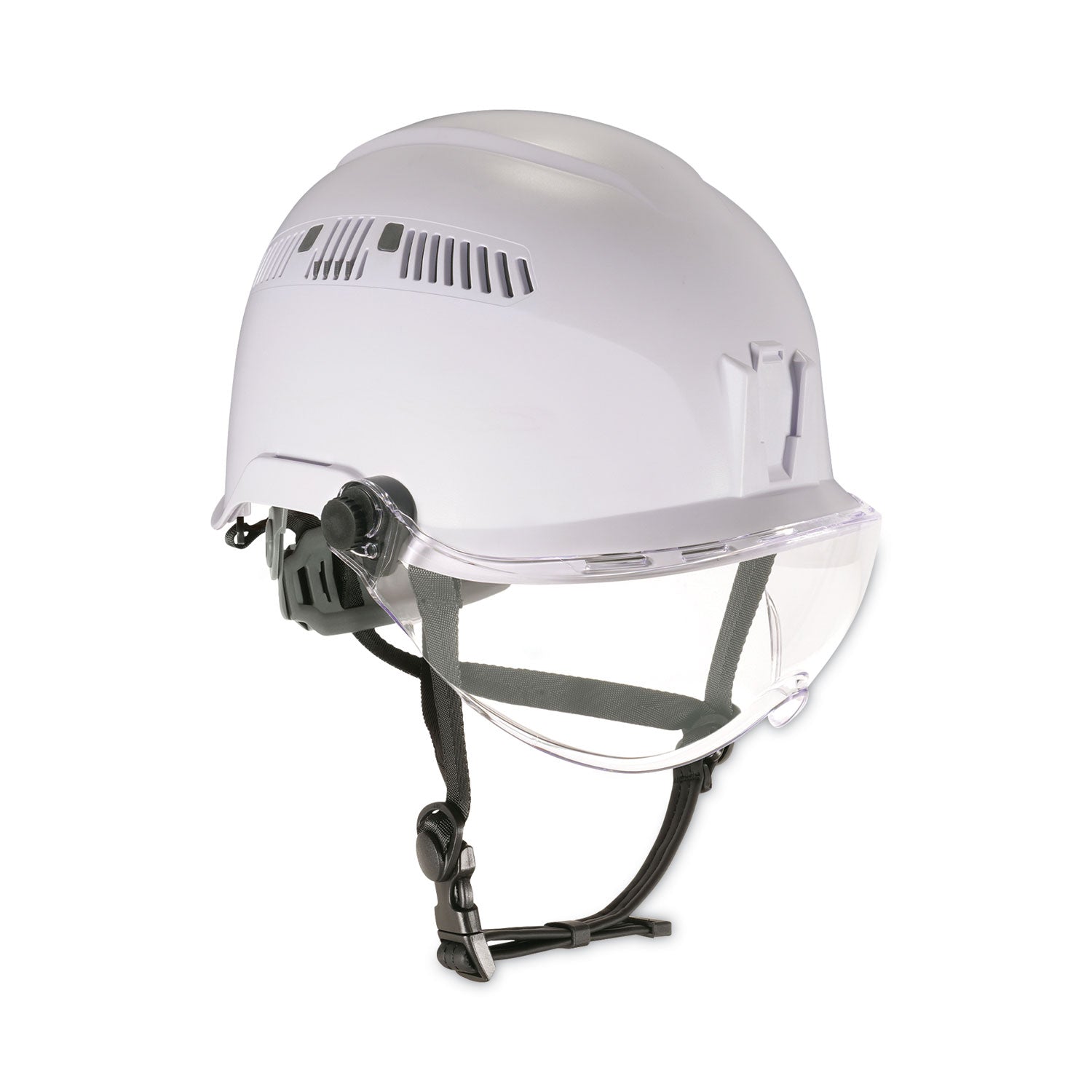 skullerz-8975v-class-c-safety-helmet-w-8991-visor-kit-clear-lens-6-pt-ratchet-suspension-white-ships-in-1-3-business-days_ego60219 - 1