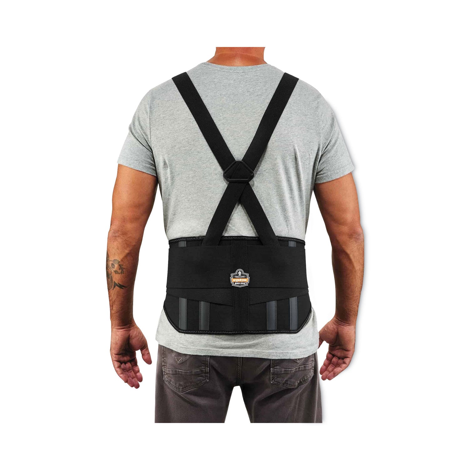 ProFlex 1600 Standard Elastic Back Support Brace, X-Large, 38" to 42" Waist, Black, Ships in 1-3 Business Days